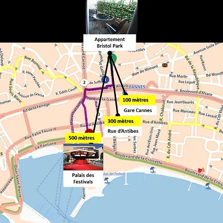 Bristol Park - Parking - 5mn Walk From Palais Des Festivals 아파트